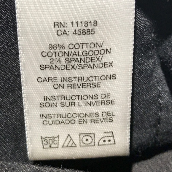 Michael Kors black fine corduroy straight leg jeans in size 10 - Picture 5 of 11